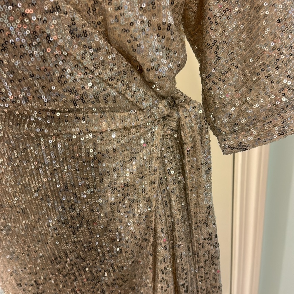 Sequin crossover romper / dress NWT - Picture 3 of 7